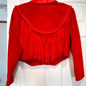 COPY - Western Suede Jacket with Leather Trim